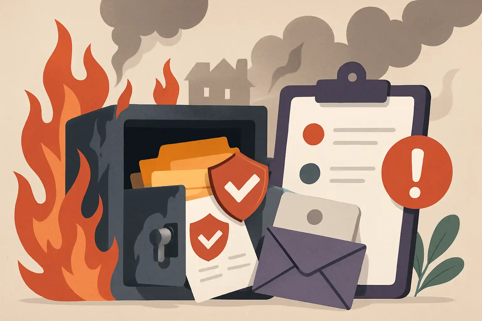 Spullen in je brandwerende kluis beschadigd na brand: wat zijn je rechten en hoe claim je schade?