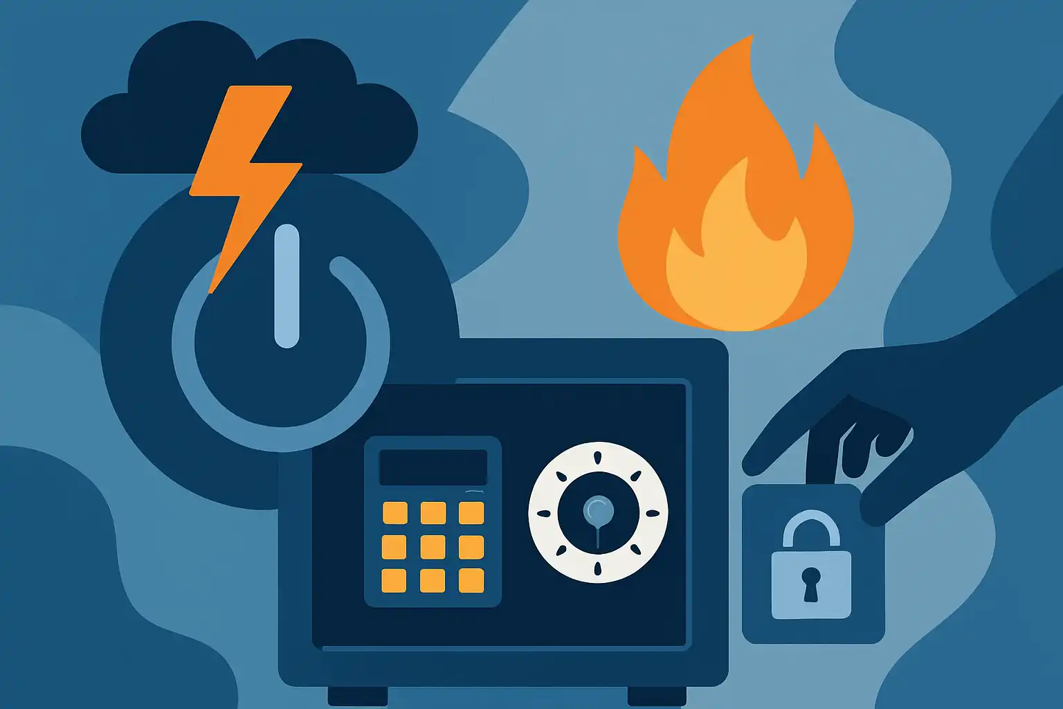 Stroomuitval en slimme kluizen: hoe je altijd veilig toegang houdt tot je brandwerende kluis