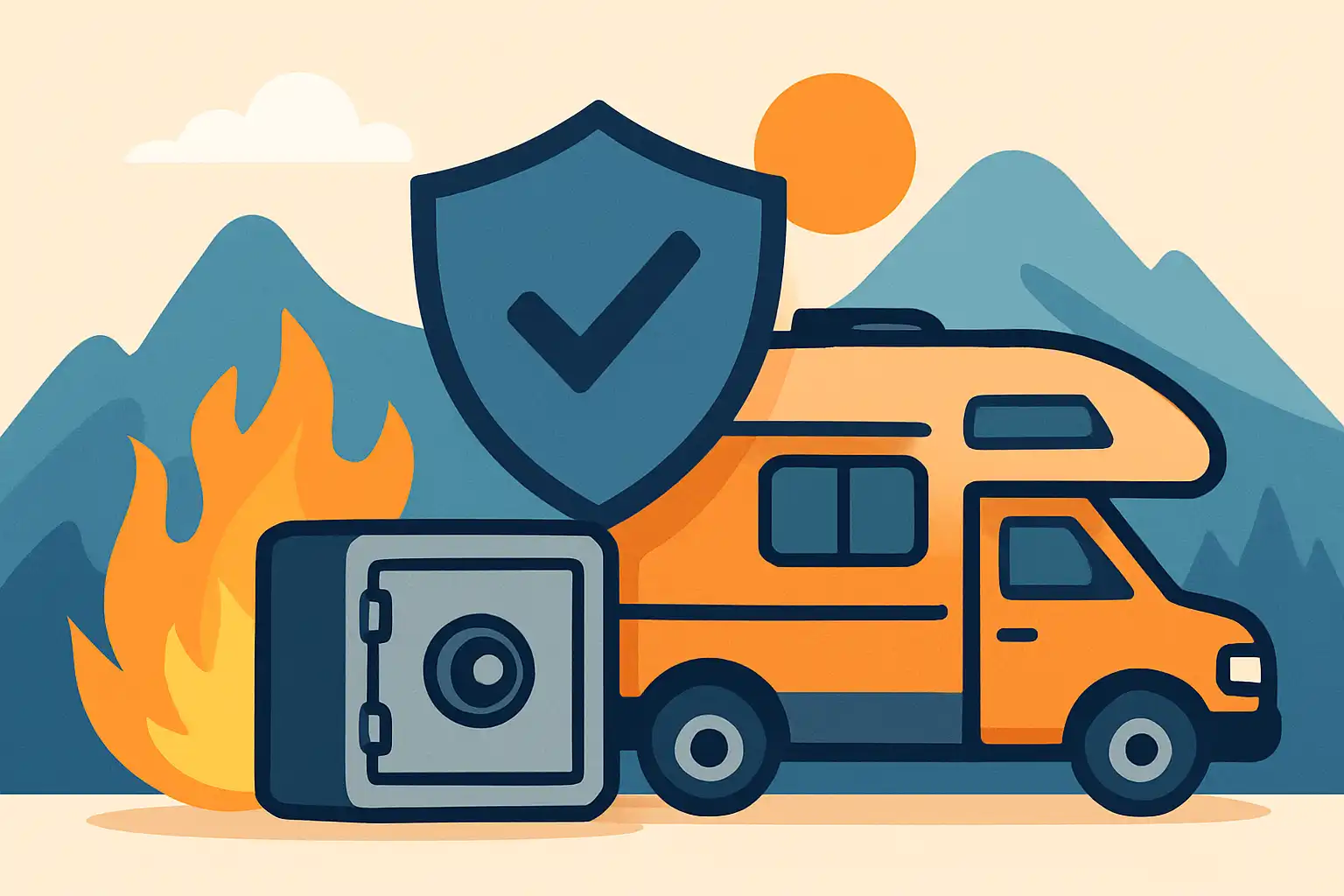 Vanlife essentials: zo maak je je camper of caravan brandveilig met een compacte kluis