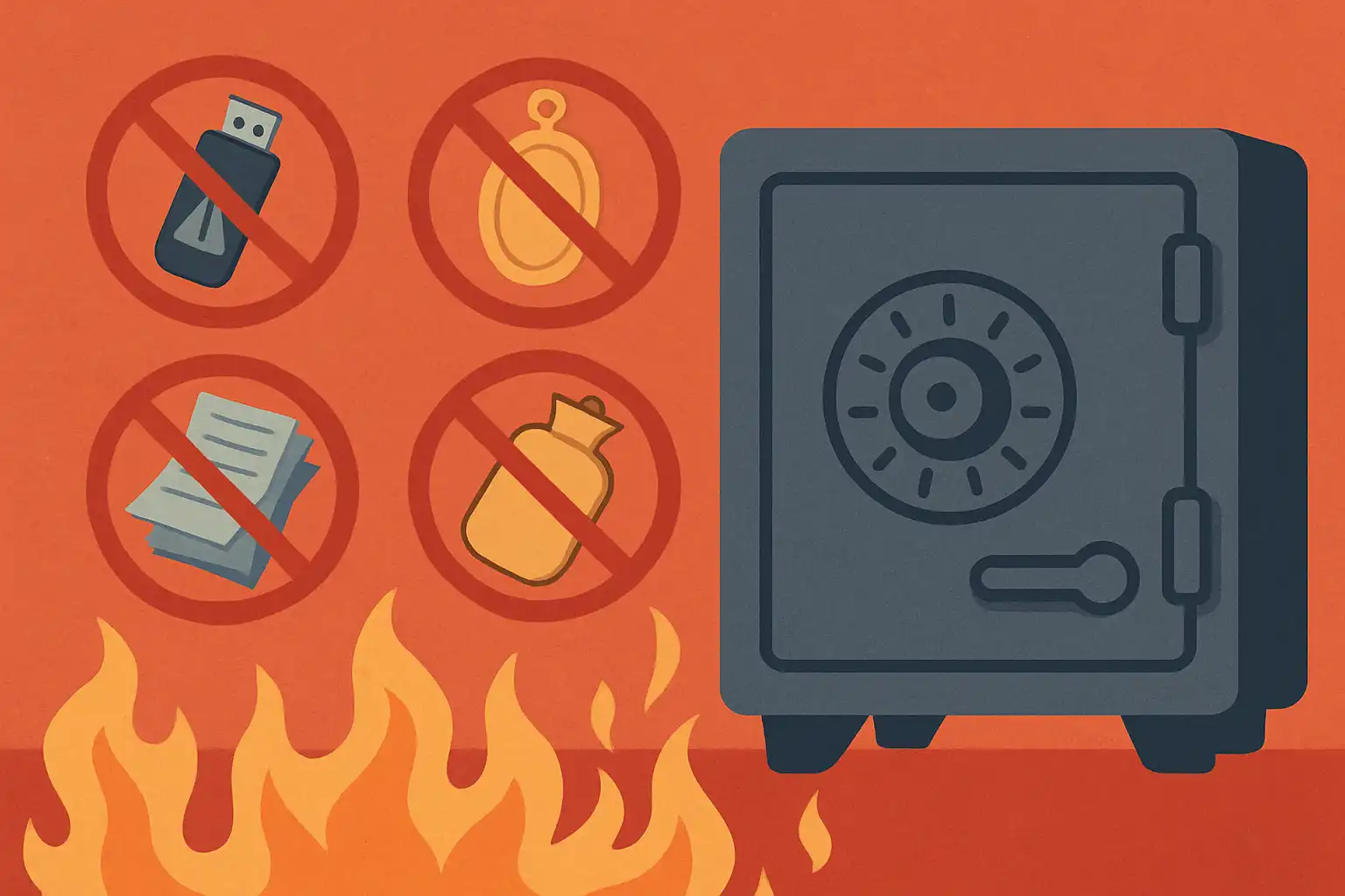 Verrassende spullen die je nooit in een brandwerende kluis moet bewaren (en wat je wel moet doen)