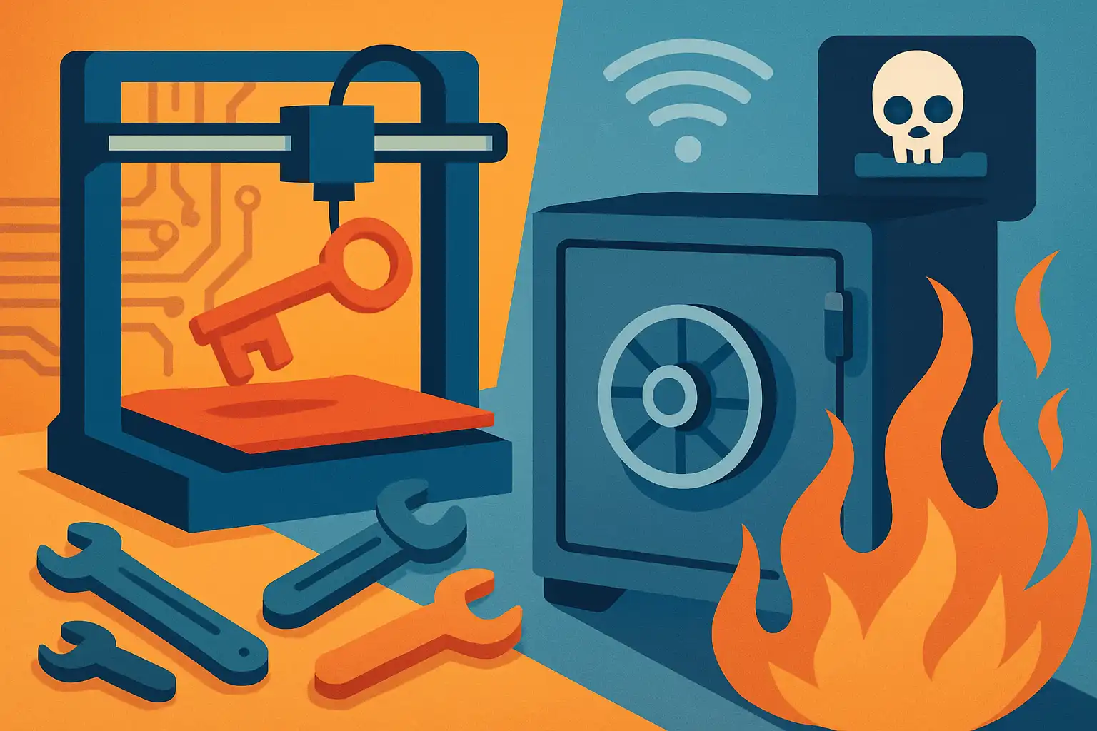 Wanneer 3D-printing en slimme tools kluizen kraken: zo maak je je brandwerende kluis weerbaarder