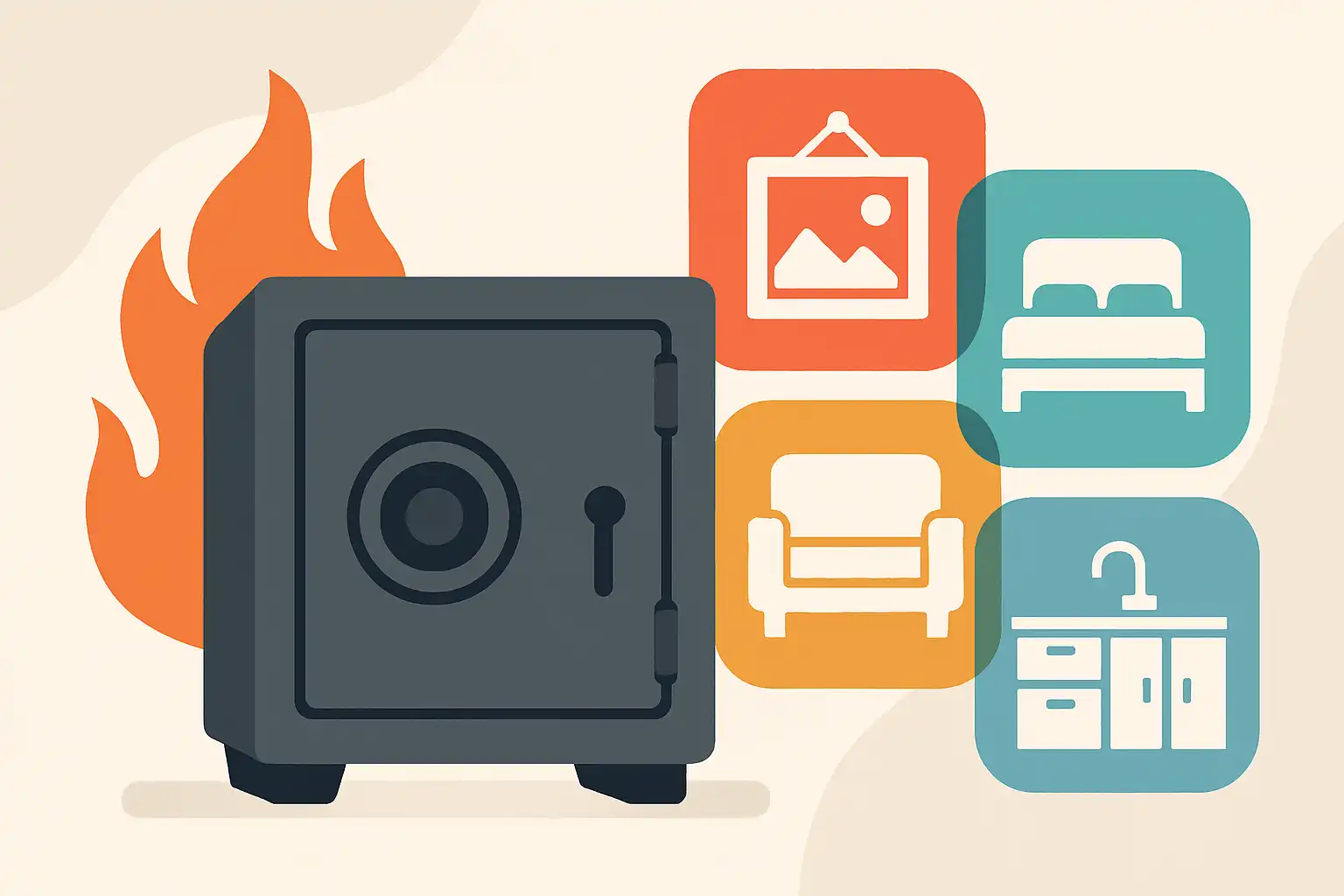 Wat hoort er echt in je brandwerende kluis? een per kamer checklist voor je hele huis