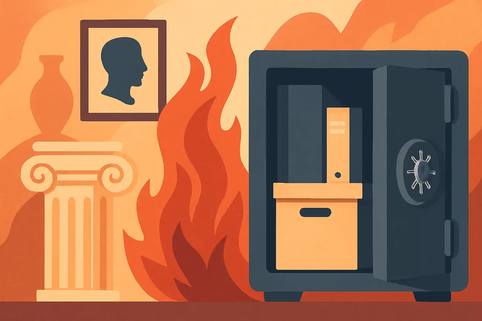 Wat musea en archieven ons leren over het bewaren van waardevolle spullen in een brandwerende kluis