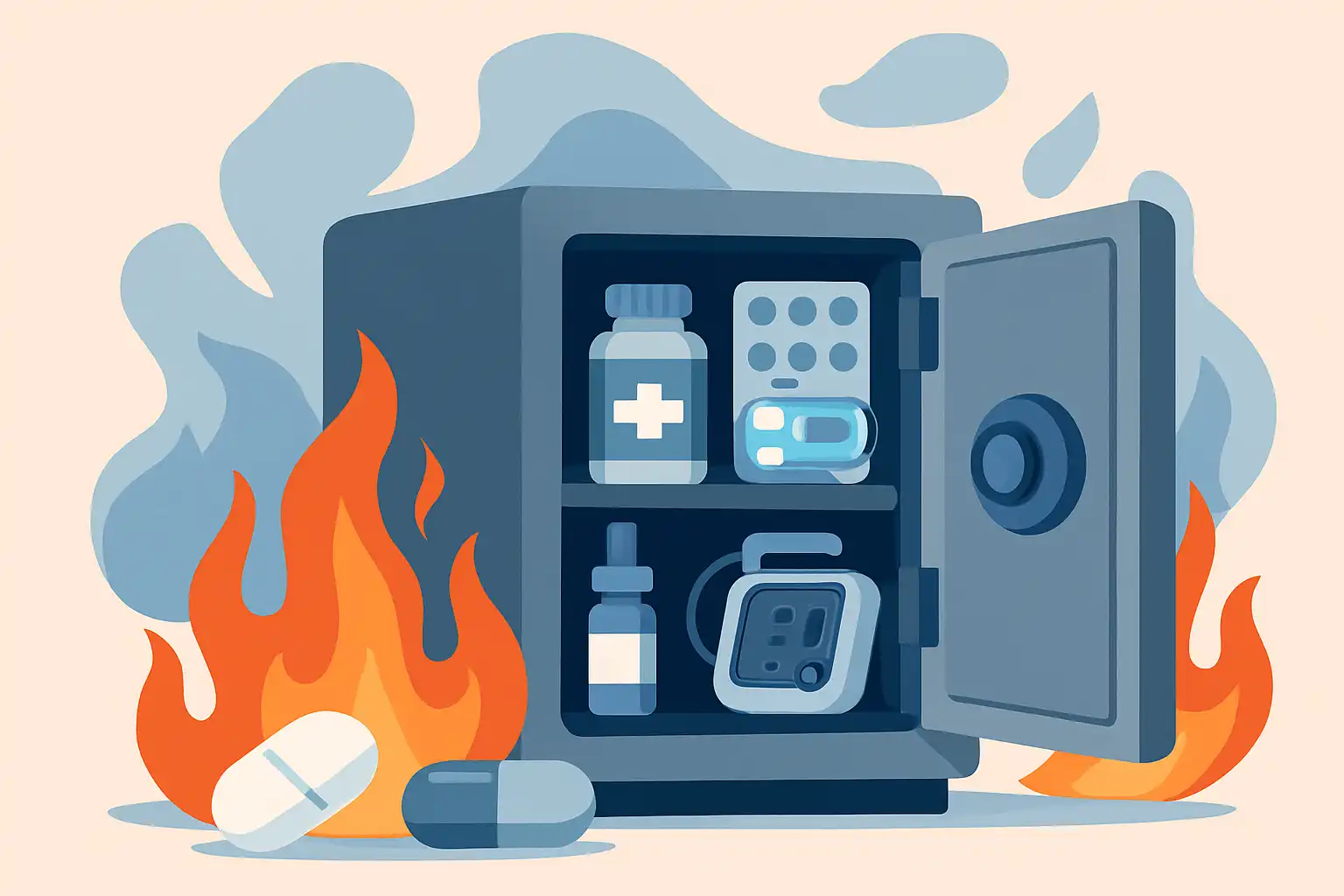 Zo bewaar je medicijnen en medische apparatuur veilig in een brandwerende kluis