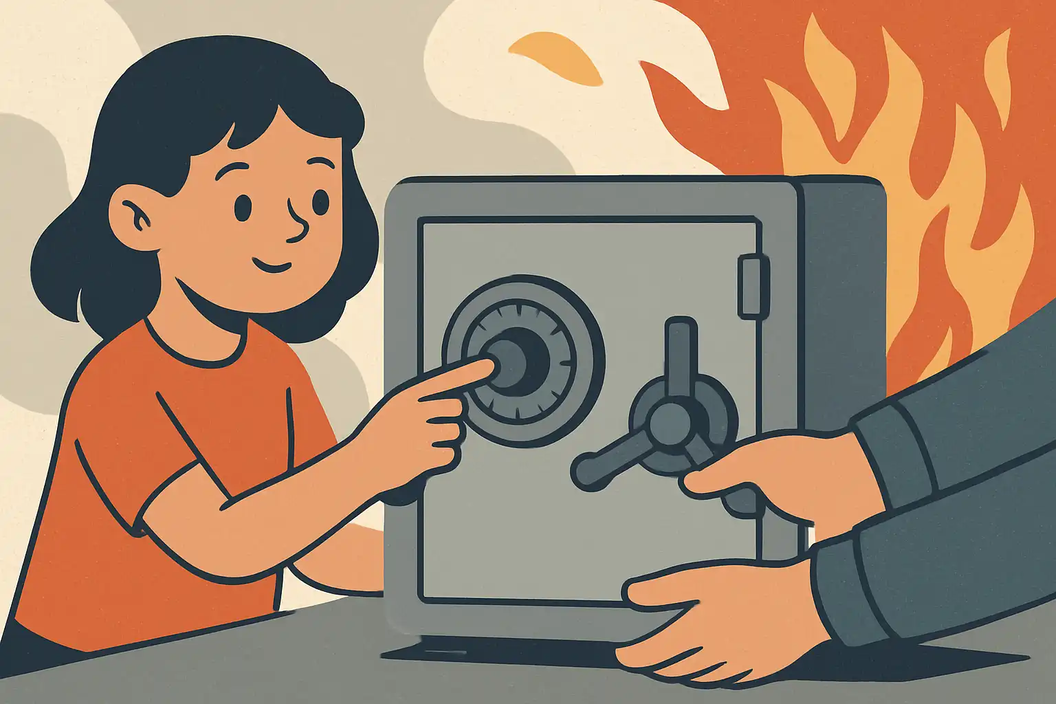 Zo leer je kinderen omgaan met een brandwerende kluis zonder geheimen of gevaar