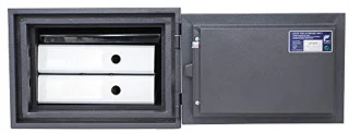 Dubbelwandige Brandwerende Beveiligingskluis met LCD Digitaal Slot - 38 kg, 1 uur Brandwerend