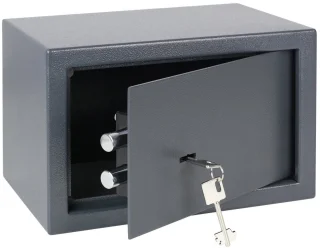 SNJY® Kluis Brandwerend - Kluis met Sleutel - Documentenkluis - 310 x 200 x 200 mm - Antraciet