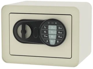 Kleine kluis voor geld, sieraden en documenten - Brandwerende en waterdichte mini beveiligingsdoos met digitaal toetsenbord voor thuis en hotel
