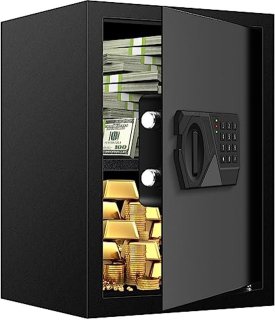 Grote brandwerende kluis - Digitale beveiliging voor thuisgebruik, waterdichte en vuurvaste kluis voor documenten en waardevolle spullen review