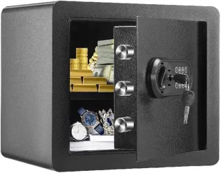 Vevor® Kluis Elektrisch - Digitale Toegang - Wandmontage - Veiligheids Kluis - Brandwerende Kluis - 40x35x30cm