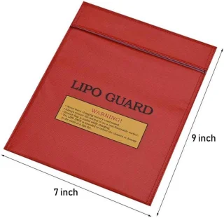Allecto plus - Vuurvaste tas voor documenten en geld, Lipo Safe Bag, Brandwerende geldcassette, lipozak, Guard onderlegger voor RC-batterijen. Veilig opbergen van waardevolle spullen, geld en sieraden met brandbeveiliging.