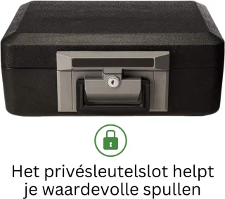ApexArte Kluis Vingerafdruk Brandwerend Zwart