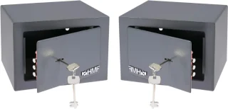 De Aura® Kluis Antraciet 23 x 17 x 17 cm in één oogopslag