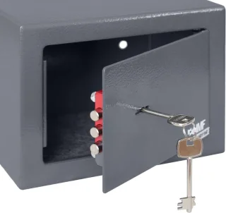 De Aurixi® Kluis 23x17x17 cm - Grijs in één oogopslag