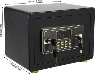 Botec Elektronische Brandwerende Kluis 35x25x25 cm