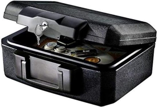 Compact en vuurvast: praktische brandwerende geldkist met sleutelslot