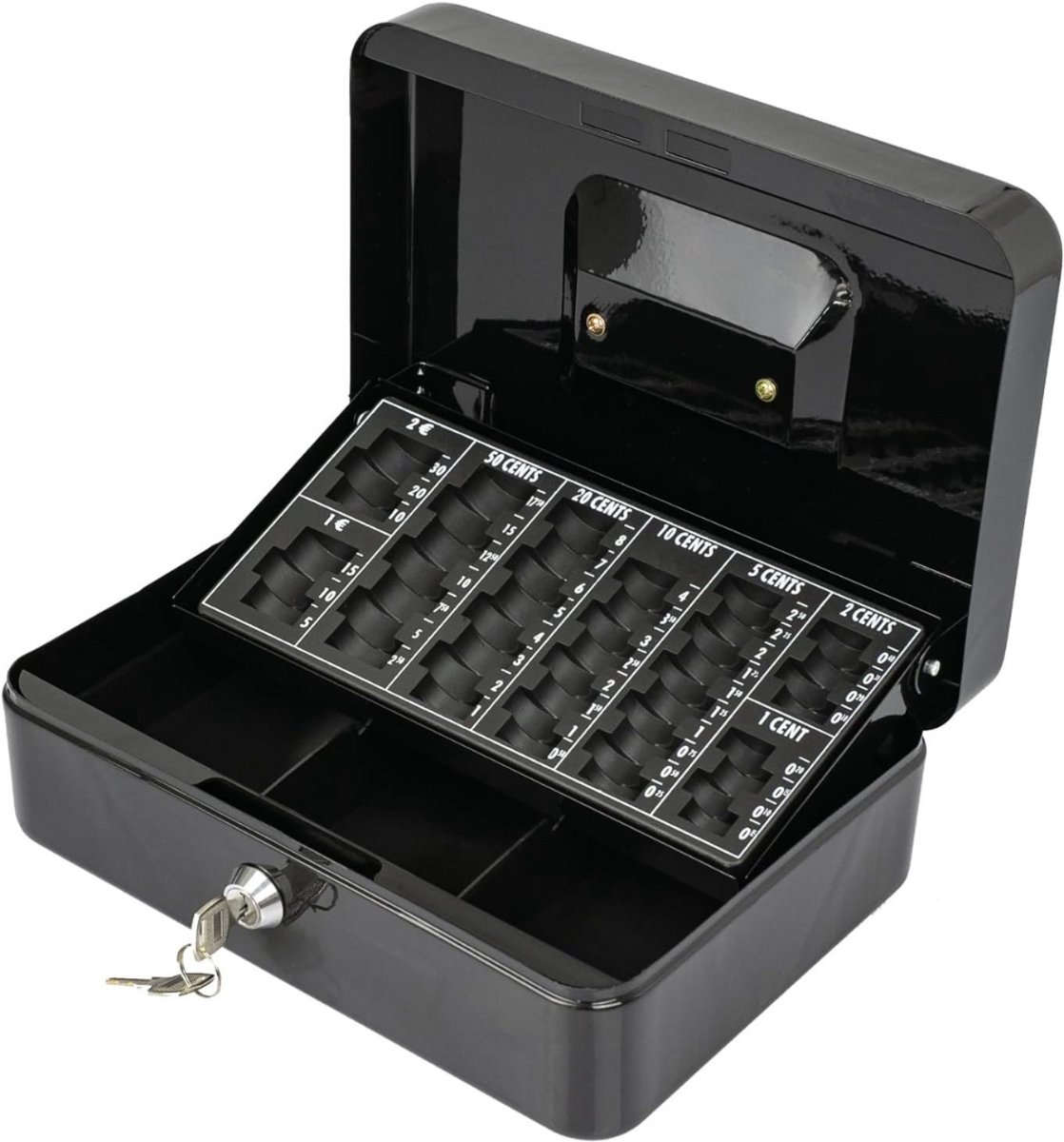 De Brandwerend Geldkistje Small met Sleutel in één oogopslag