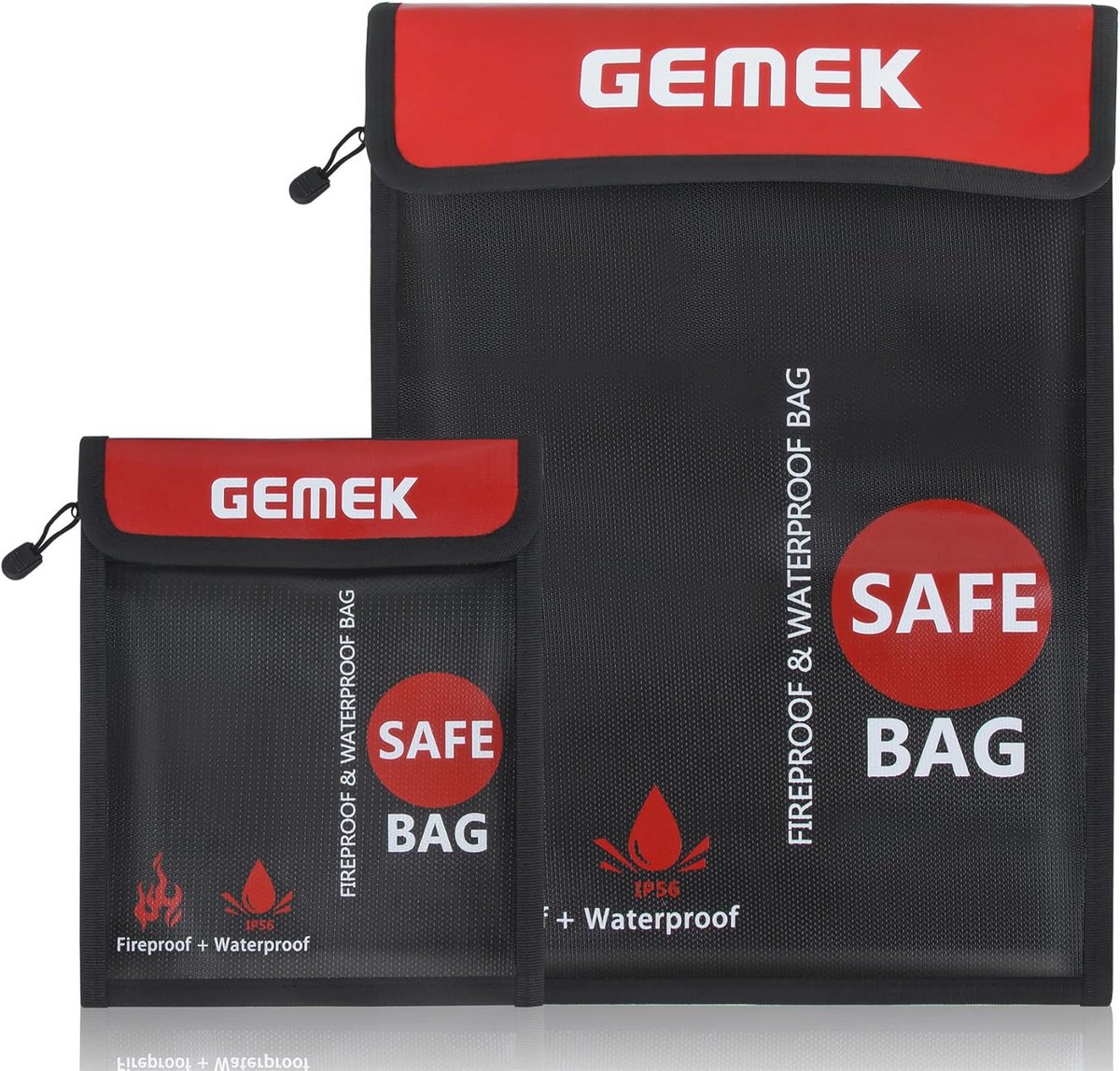 De Brandwerende Documententas Set Zwart in één oogopslag