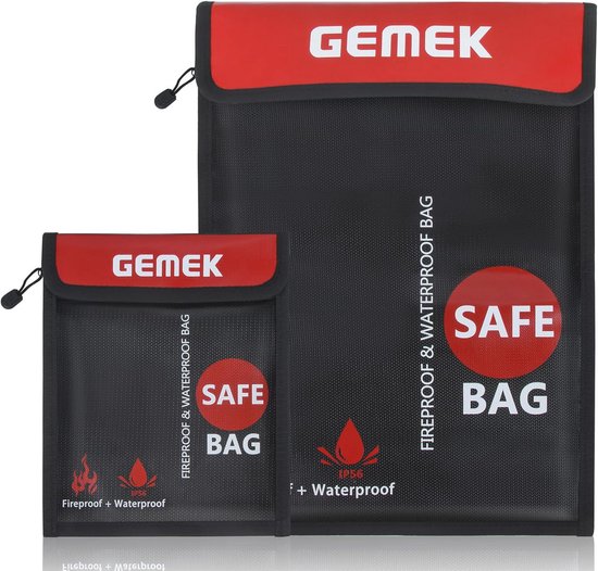 Brandwerende Documententas Set Zwart review