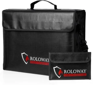 Brandwerende documententas waterdicht 43 x 30,5 x 14,7 cm