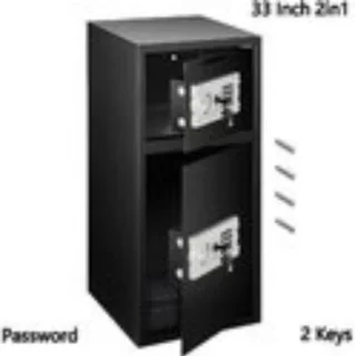 Brandwerende Elektronische Kluis 75x35x35 cm Zwart