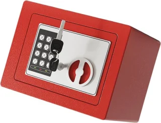 Brandwerende Kluis 23x17x17 cm - Rood
