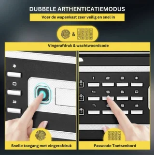 Brandwerende Kluis 60L Elektronisch Met Cijferslot en Sleutel