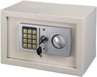 Brandwerende mini code kluis - 8,5 l - wit