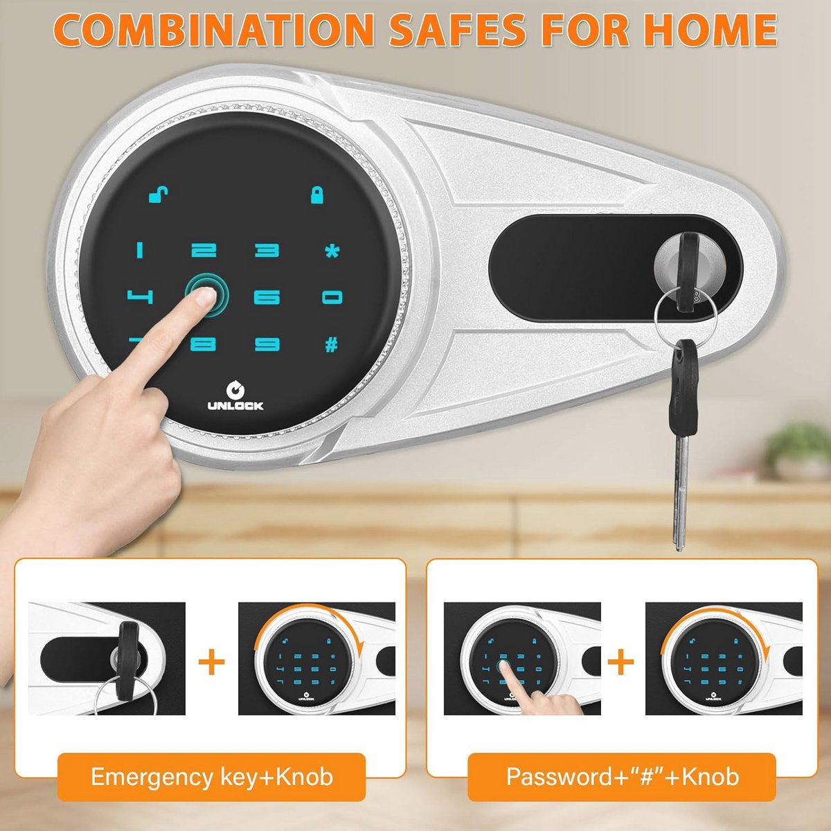 Wat vinden we goed aan de Brandwerende waterdichte kluis met aanraakscherm voor thuis