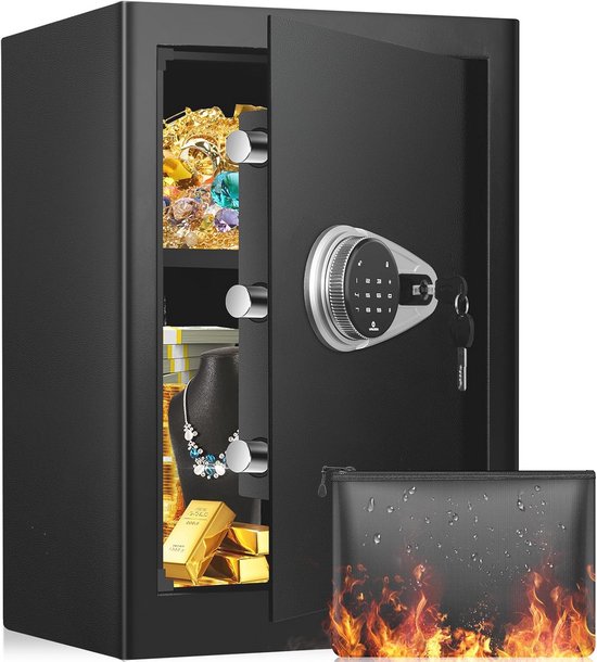 Brandwerende waterdichte kluis met aanraakscherm voor thuis review