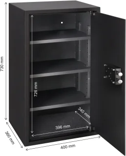 Wat vinden we goed aan de Brihard Business XXL K Black Pearl Dossierkluis