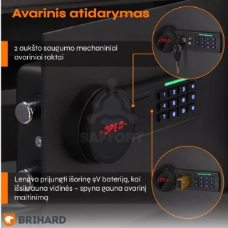 Wat vinden we goed aan de Brihard Family Black Pearl Meubelkluis