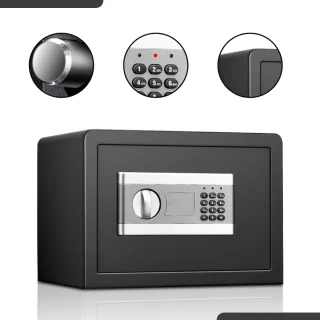 Buxibo Brandwerende Kluis Digitaal Codeslot Zwart