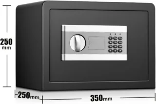 Buxibo Brandwerende Kluis Digitaal Codeslot Zwart