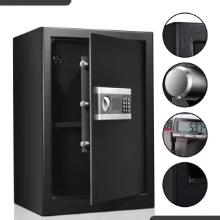 Buxibo Brandwerende Kluis Villa Digitaal Codeslot Zwart