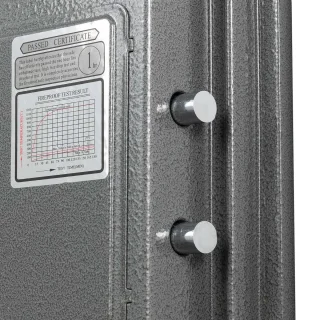 Cosmo Casa Brandwerende Kluis 52x36x39cm Grijs Met Cijferslot