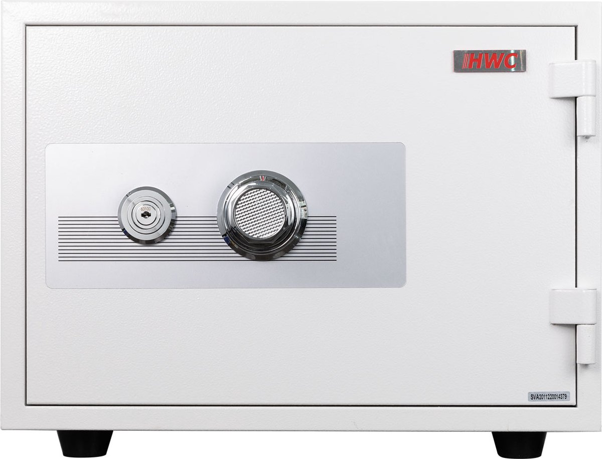 Wat vinden we goed aan de Cosmo Casa Brandwerende Kluis met Cijferslot Wit