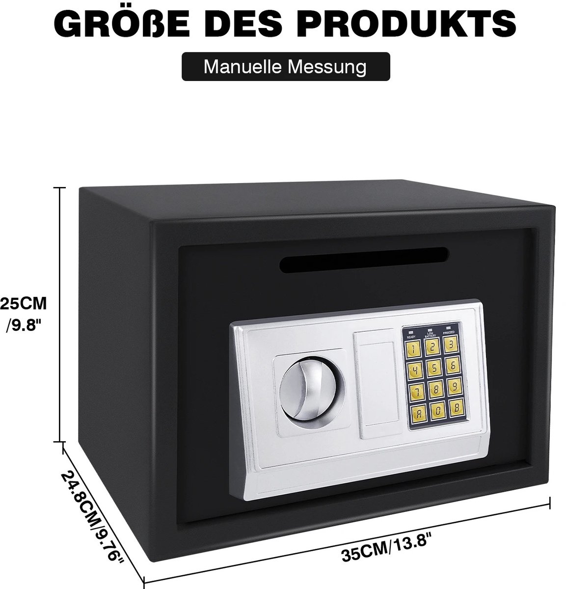 Wat vinden we goed aan de CS® Brandwerende Kluis XL 35x25x25 met Cijferslot en Sleutel