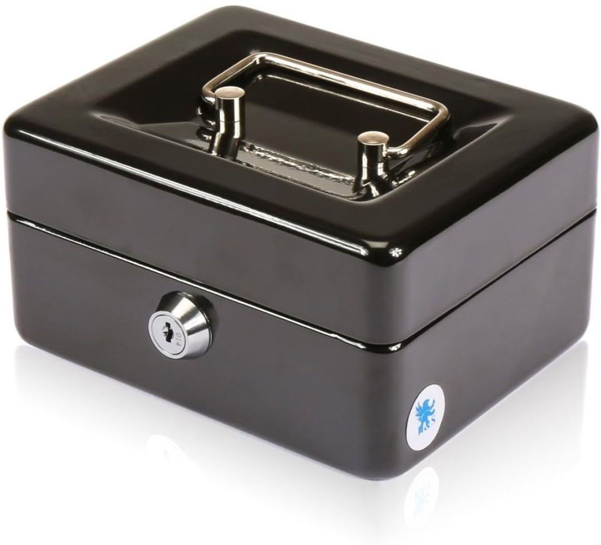 De DailySupplies Geldkistje Brandwerend Zwart met Sleutel in één oogopslag