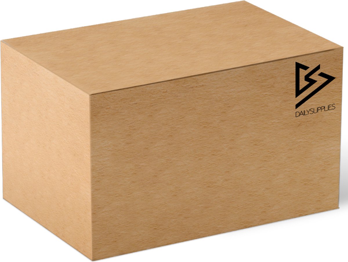 DailySupplies Kluis met Vingerafdruk 35x25x25 cm Zwart