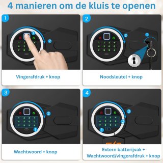 Wat vinden we goed aan de DailySupplies® Kluis Zwart