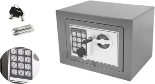 Digitale kluis 4,6 liter grijs