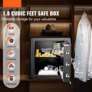 Wat vinden we goed aan de Digitale Kluis Meubelkluis 51 Liter