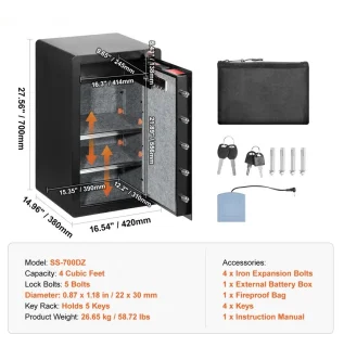 Digitale meubelkluis 113 L