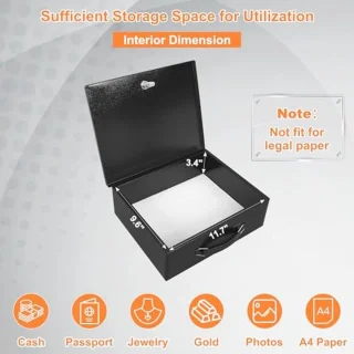 Documentenbox met sleutelslot