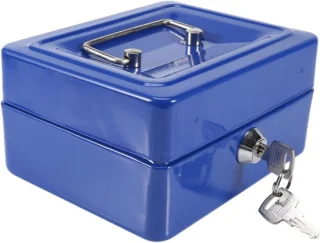 Documentenkluis 25x20x9 cm - Blauw