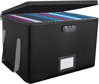 Documentenkluis Combinatieslot 39x30x25 cm Zwart review