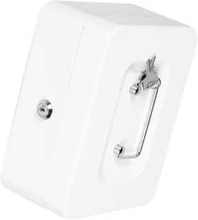 Draagbare Kluis 20x16x9 cm Wit