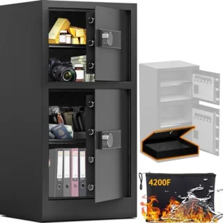 Dubbele Deur Kluis 8.6 Cuft
