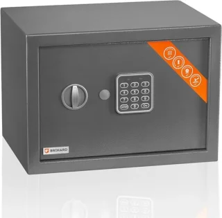 Elektronische Brandwerende Kluis 20L Grijs